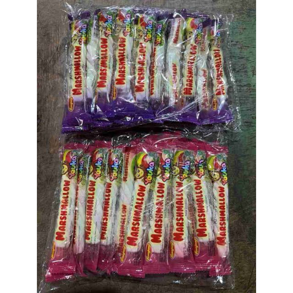 

marshmallow kepang youka isi 20pcs