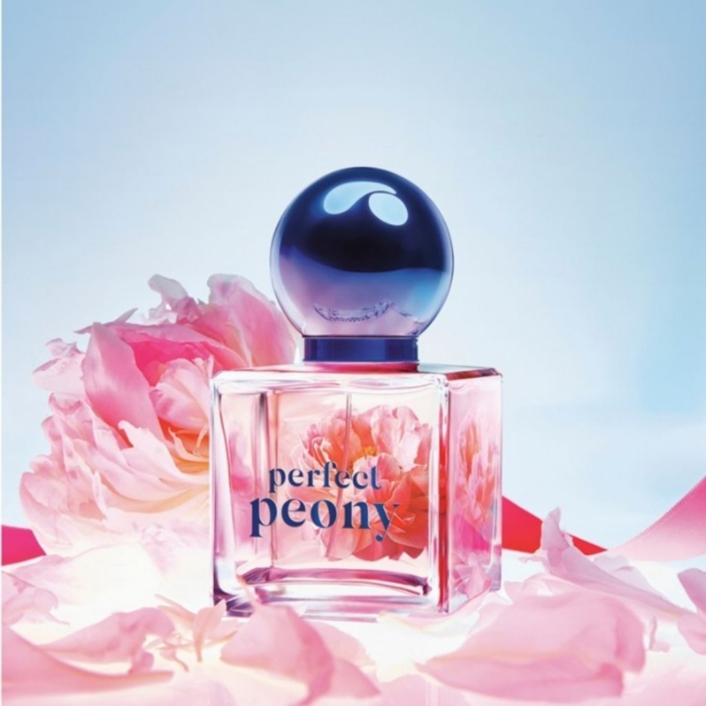 BBW PERFECT PEONY EAU DE PARFUM 50 ML EDP FRESH FLORAL ELEGANT PEONY RASPBERRY PINK MAGNOLIA WHITE M