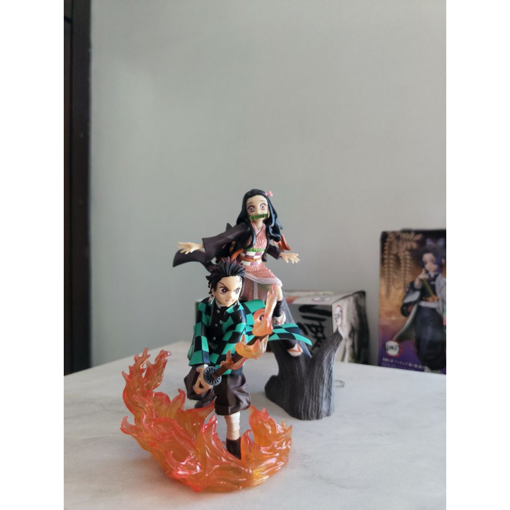 Set SEGA Xross Link Kamado Tanjiro & Nezuko Kimetsu No Yaiba Demon Slayer Figures