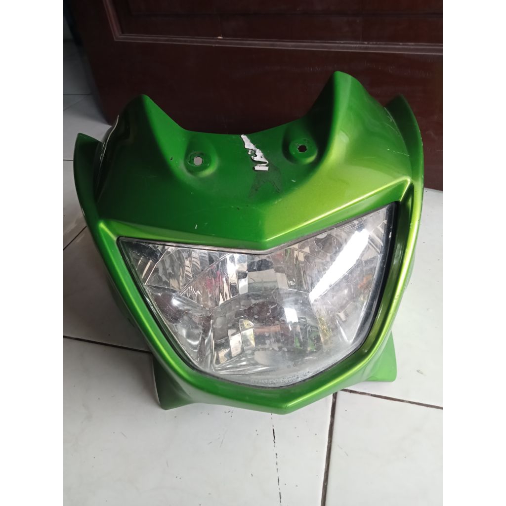 lampu reflector depan set barong Ninja R barong  oryginal copotan motor