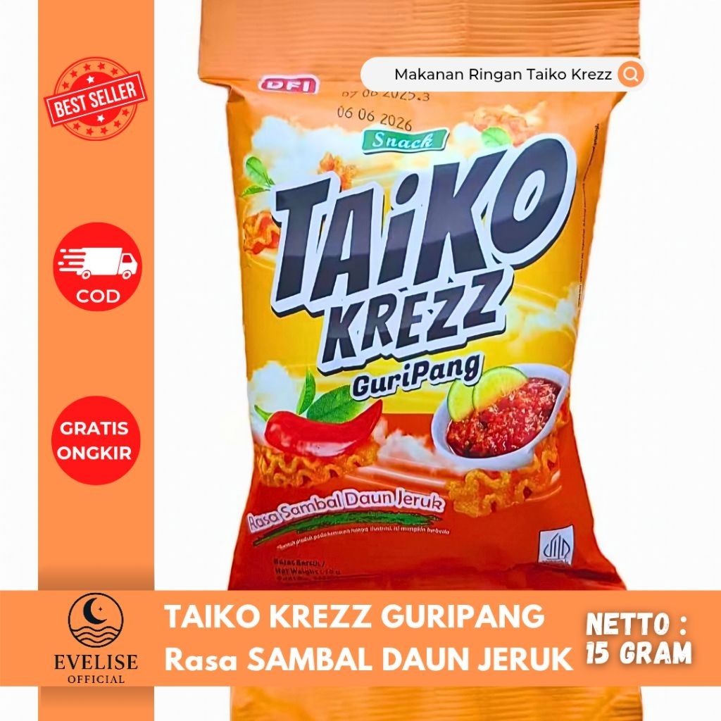 

Taiko Krezz Guripang 15 Gram | TAIKO KREZZ GURIPANG VIRAL