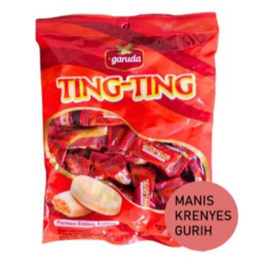 

Permen Garuda Ting Ting 1 pak 50 pcs 125 gr Permen Salut Kacang Manis