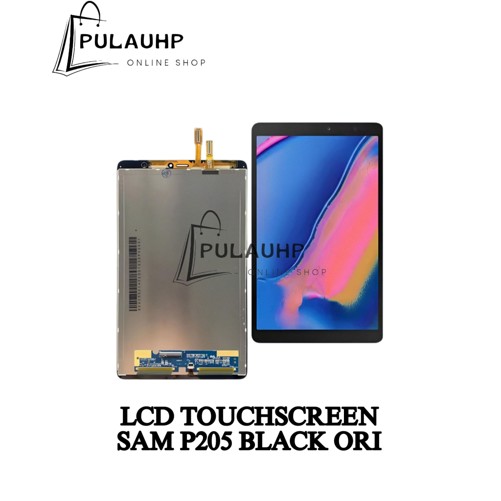 PULAUHP _ LCD TOUCHSCREEN Samsung P205 BLACK