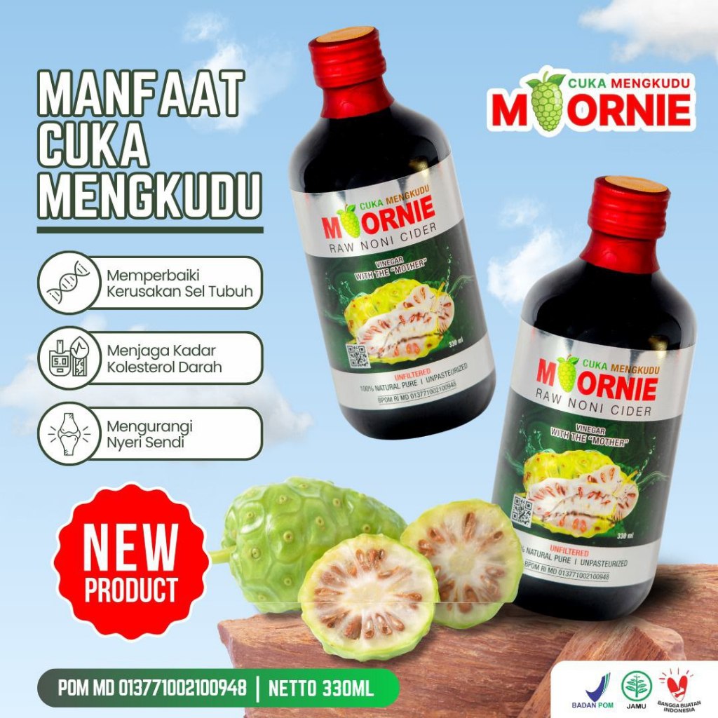 

Cuka Mengkudu Moornie - Untuk Antioksidan Dan Anti Radang Yang Ampuh