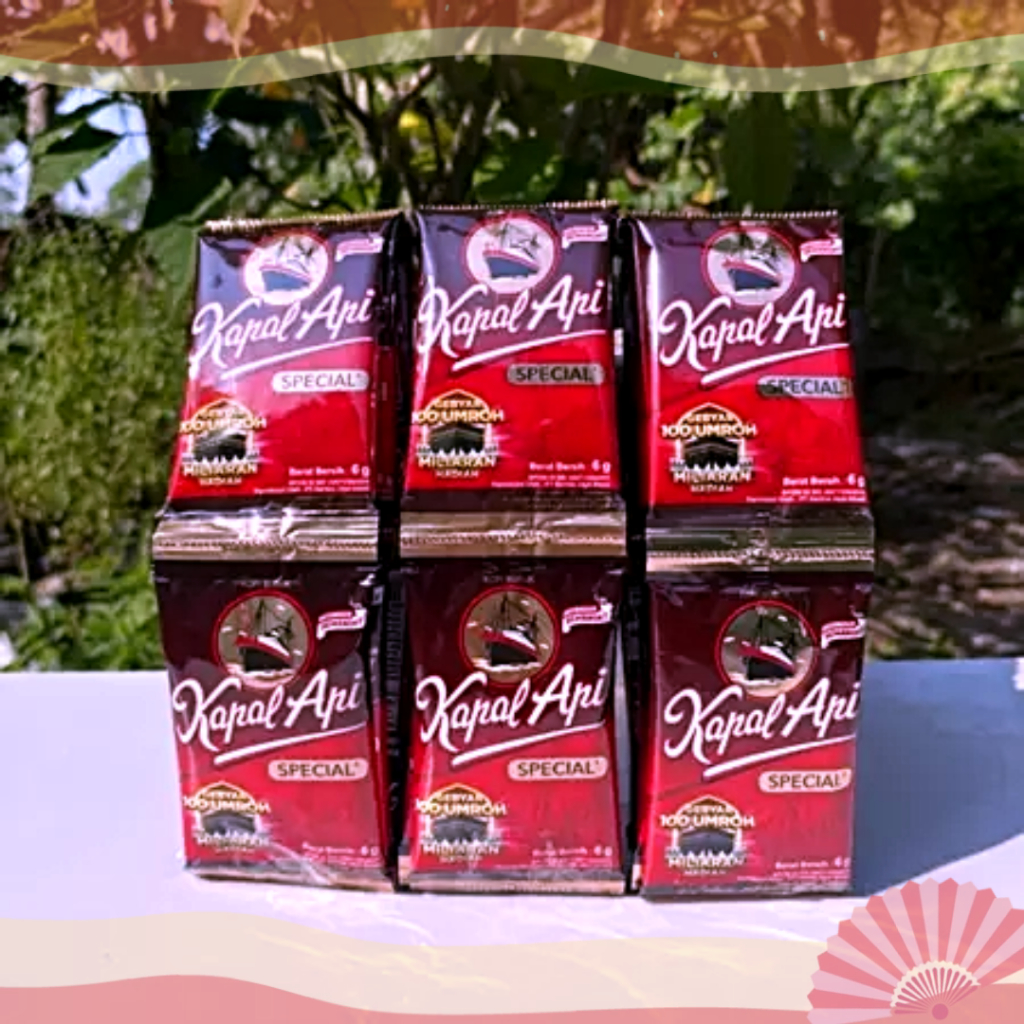 

Kapal Api Spesial Mini Rencengan 12 Sachet 6 Gram Kopi Hitam Tanpa Gula