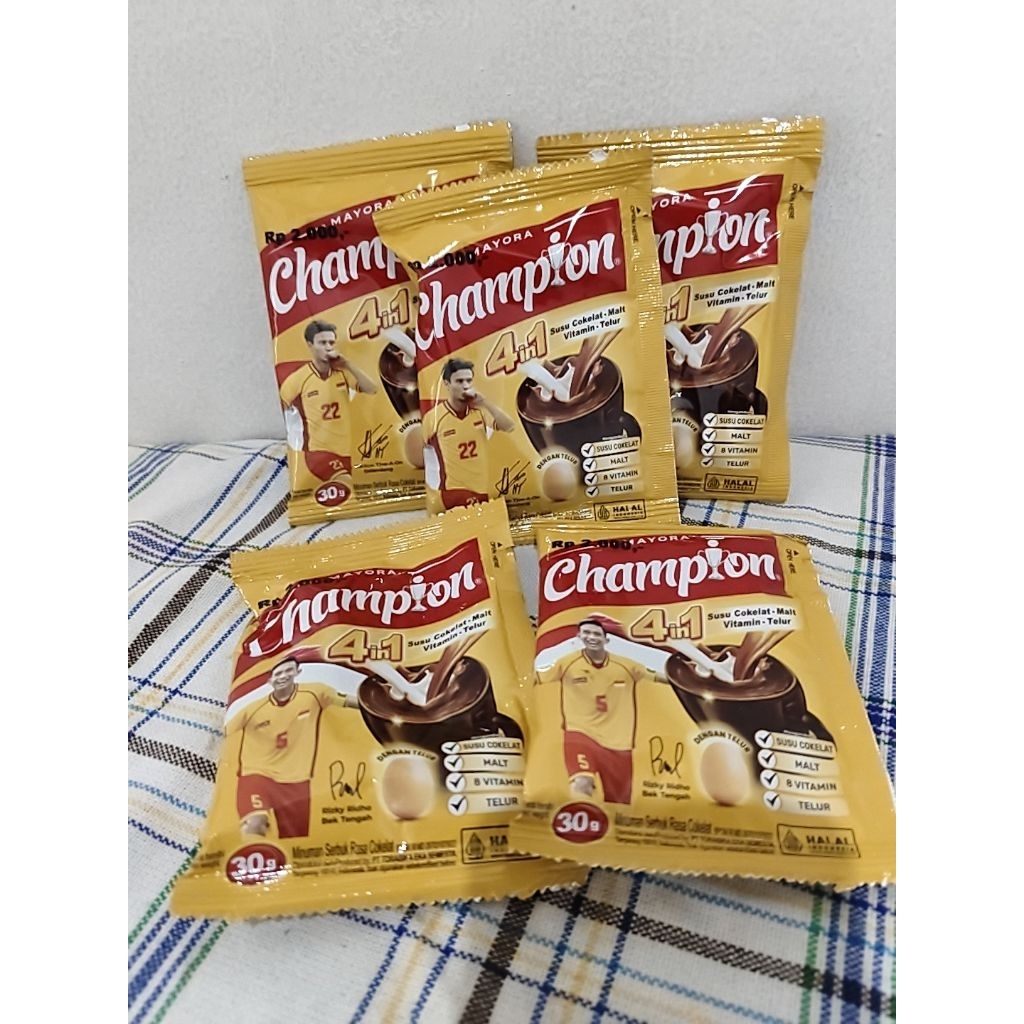 

Champion Susu Coklat Mayora 4 in 1