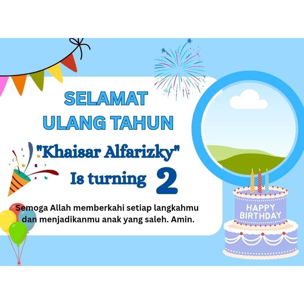 

STICKER LABEL ULANG TAHUN ISI 30PCS FREE ganti foto