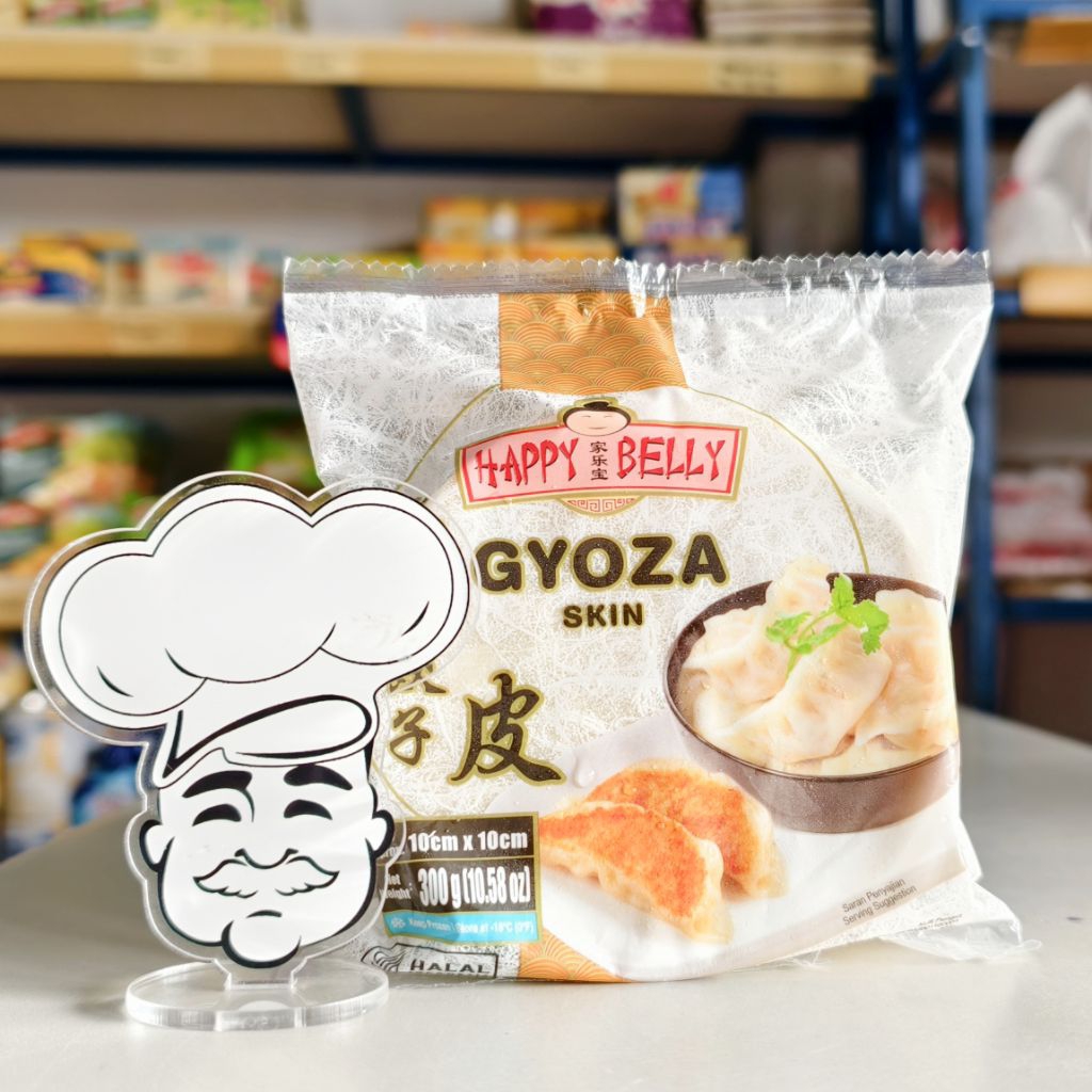 

Happy Belly Gyoza Skin 300Gr / Kulit Gyoza 300Gr / Kulit Dimsum 300Gr