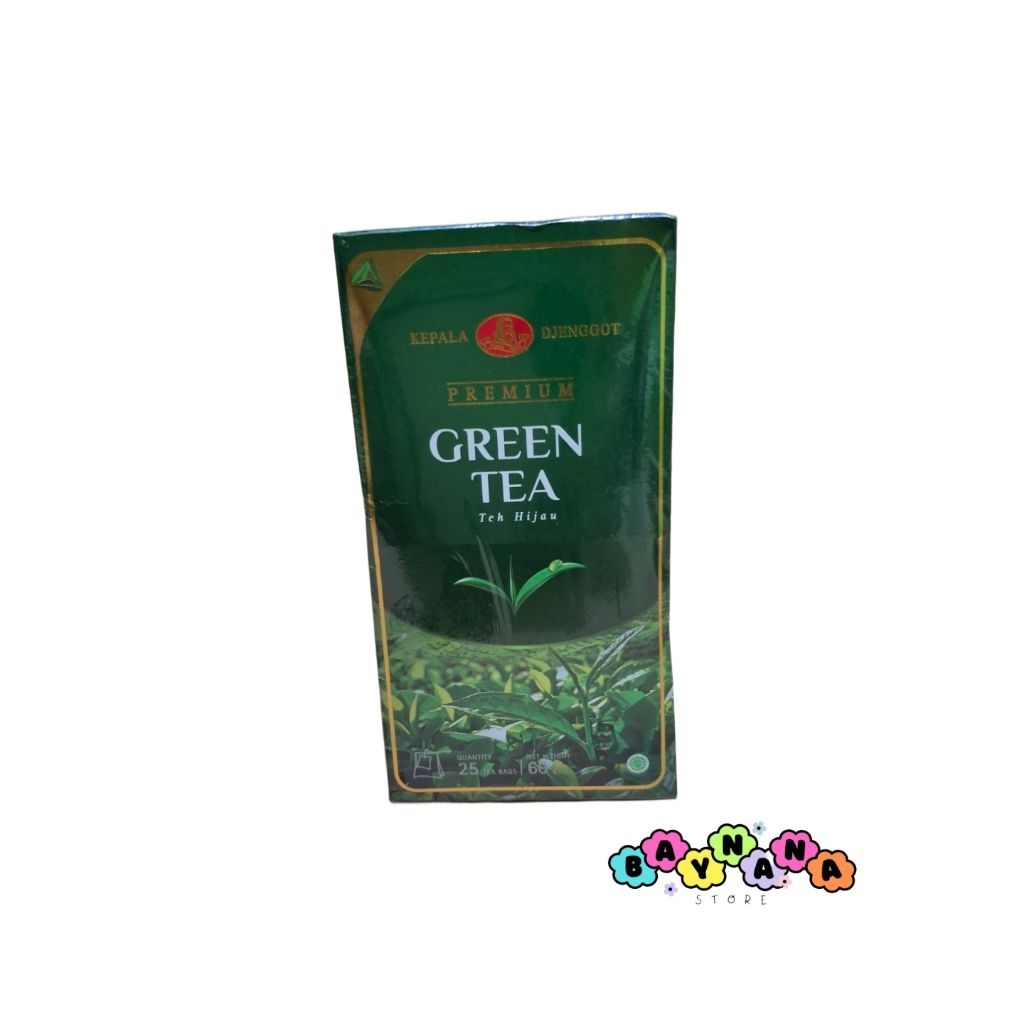 

MURAH! TEH HIJAU CAP KEPALA DJENGGOT UNTUK KESEHATAN GREEN TEA KAYA ANTIOKSIDAN ISI 25 @60 GRAM PROMO!