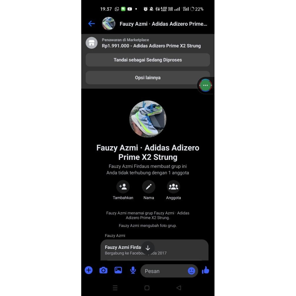 Adidas Adizero Prime X2 Strung