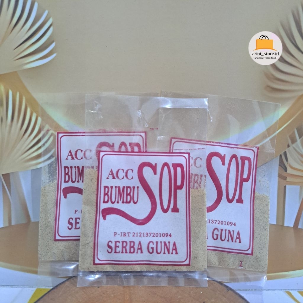 

(3 SASET) BUMBU ACC SOP SERBA GUNA ASLI SOLOK SUMBAR
