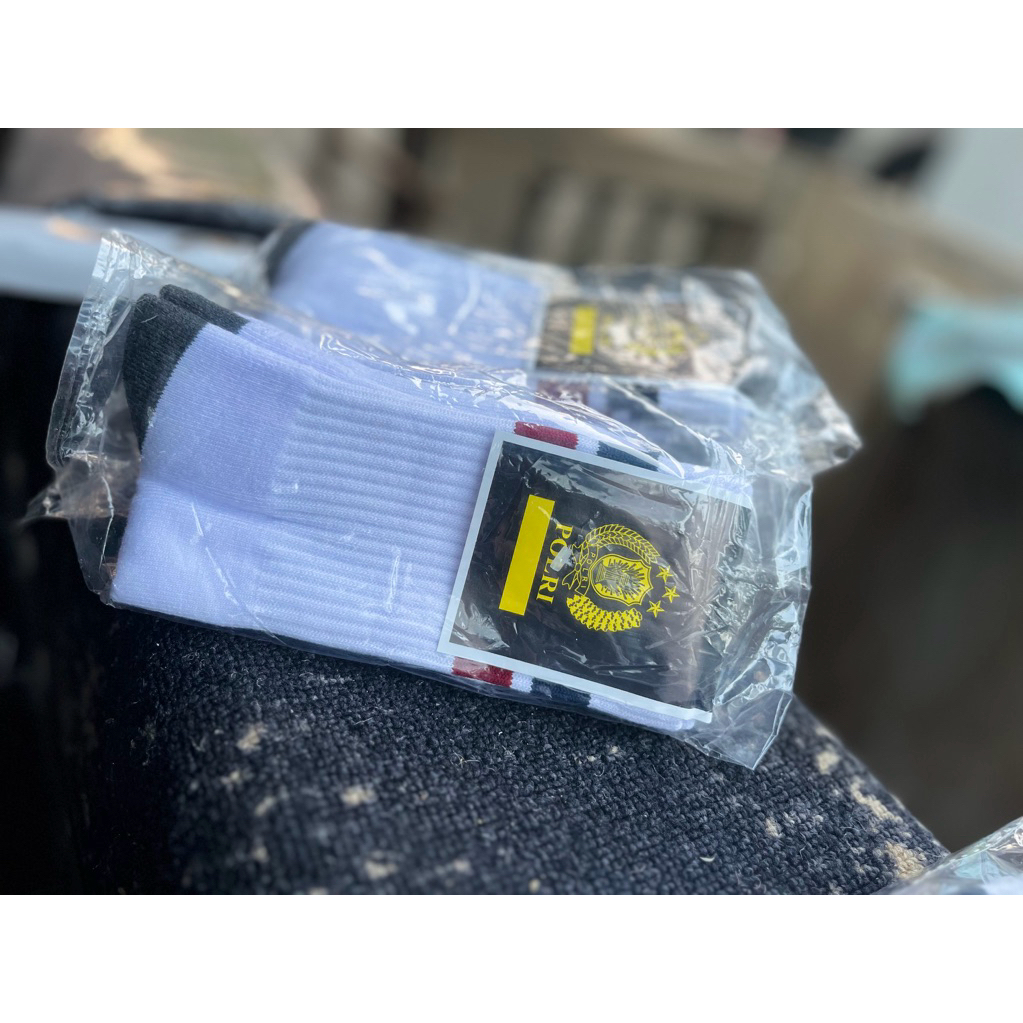 KAOS KAKI OLAHRAGA POLRI WARNA PUTIH