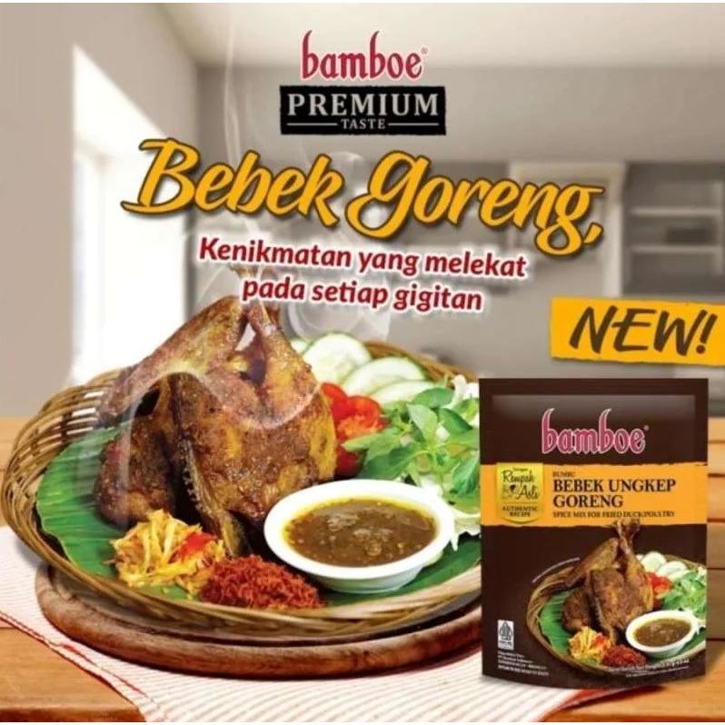 

Bamboe Bumbu Premium Series – Varian Bakmoy, Bebek Ungkep, Sop Konro, Rendang, Laksa | Praktis & Autentik!