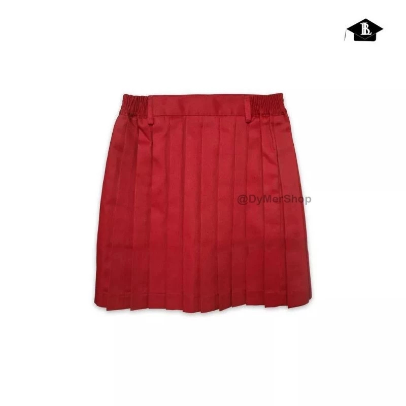 BENLY Rok SD Pendek / Seragam Sekolah / Rok Anak Sekolah Dasar Merah benly Ori 100% Original Asli Au