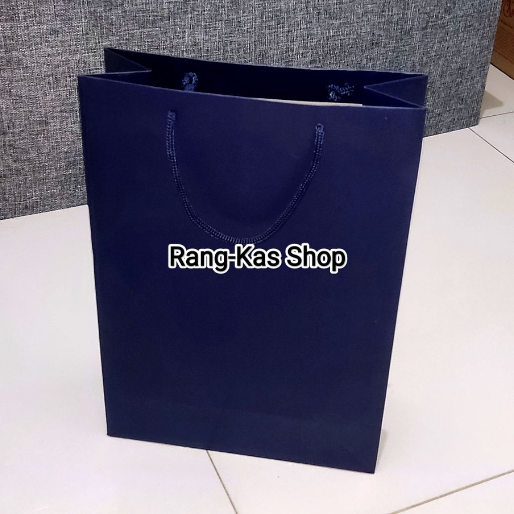 

Paperbag BIRU Dongker Folio Mewah Duplex