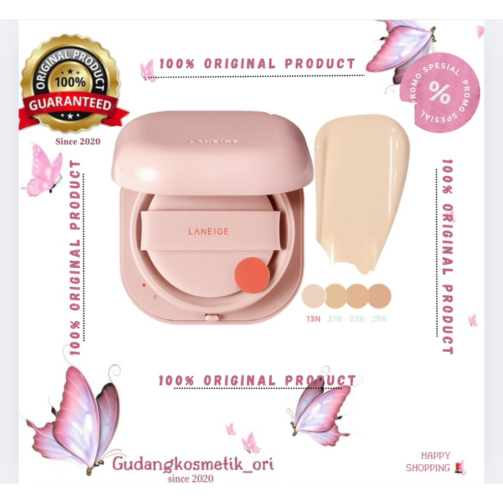 CUSHION LANEIGE NEO LANEIGE Neo Cushion Glow SPF 46 PA+++ & Refill 15g