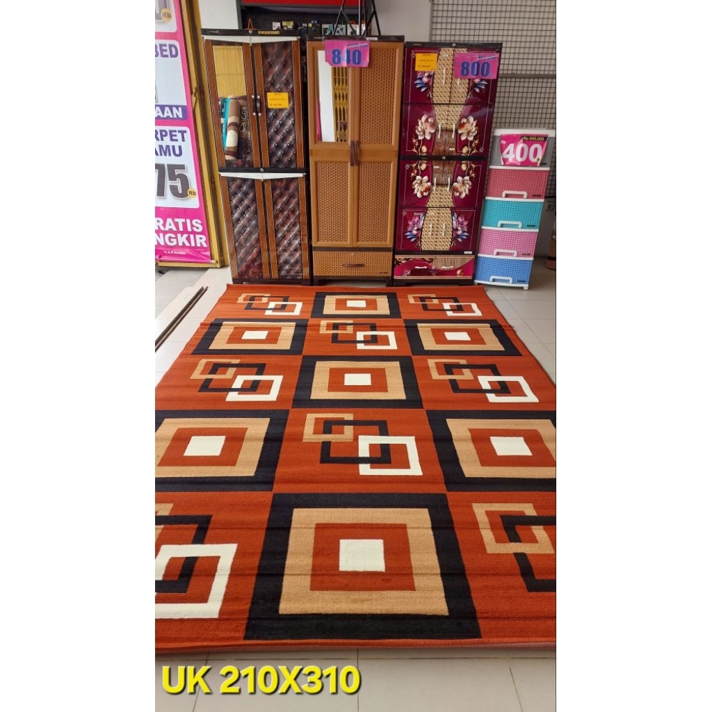 karpet ukuran 210x310