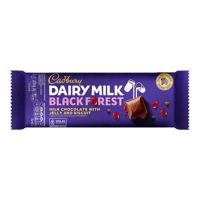 

Cadbury Dairy Milk Cokelat Batang Black Forest 57 g