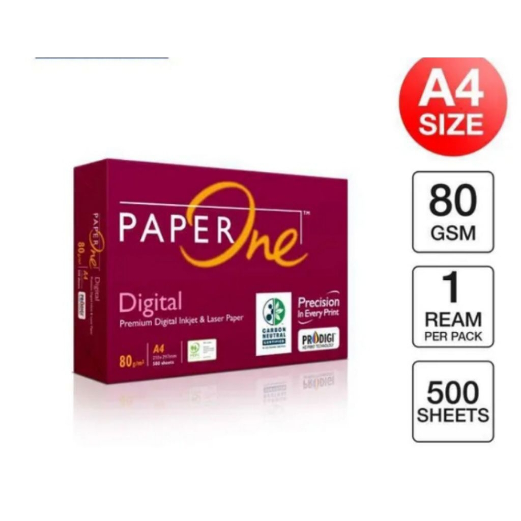 

PaperOne Kertas A4 80 gram Carbon Neutral