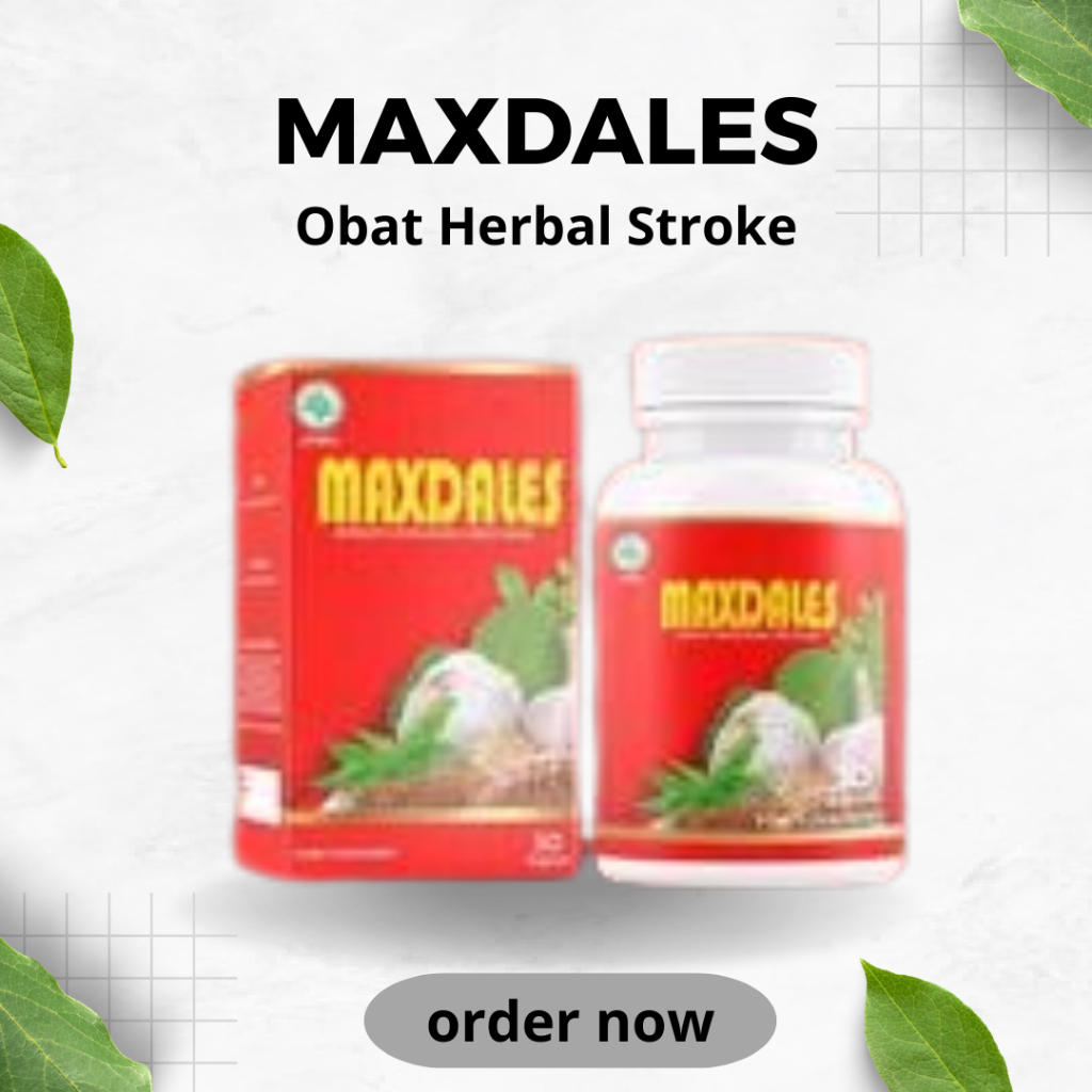 OBAT Stroke Ampuh Premium MAXDALES Asli Original Mengobati Stroke Lumpuh total bisa terobati dengan 