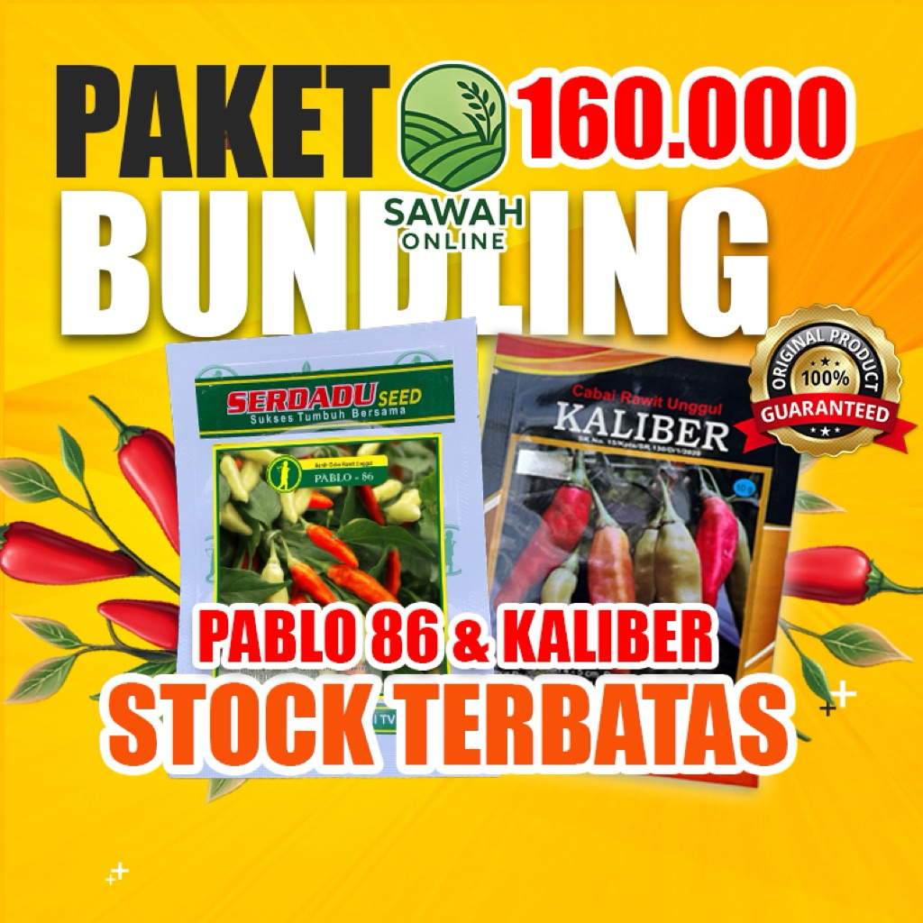 paket Hemat Cabe PABLO86 dan Cabe KALIBER