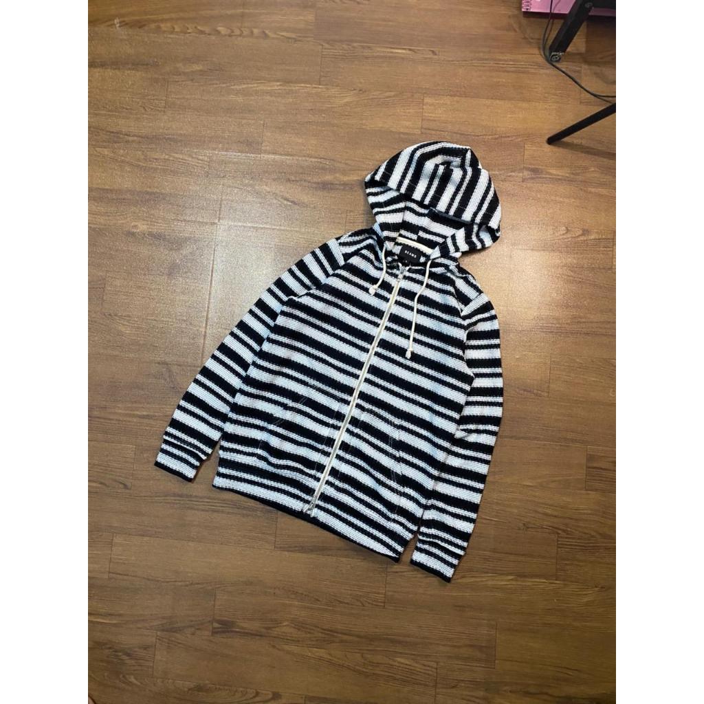 Jaket Beams Ziphoodie Rajut mantab