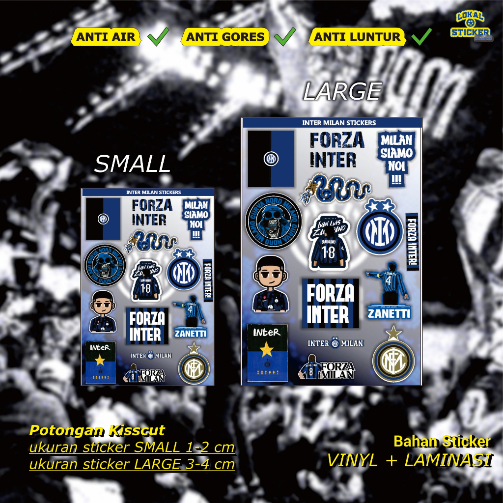 

Stiker INTER Vinyl Premium – Sticker HP, Laptop, Helm, Motor, Anti Air, Awet, Keren
