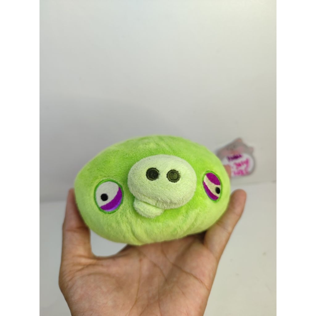 boneka angry bird pig hijau angrybird