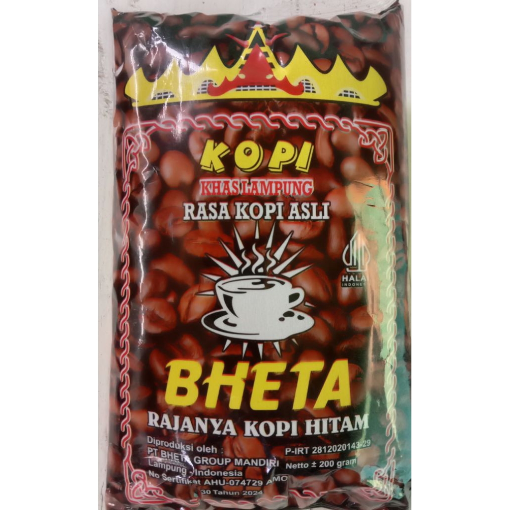 

kopi khas Lampung merek BHETA