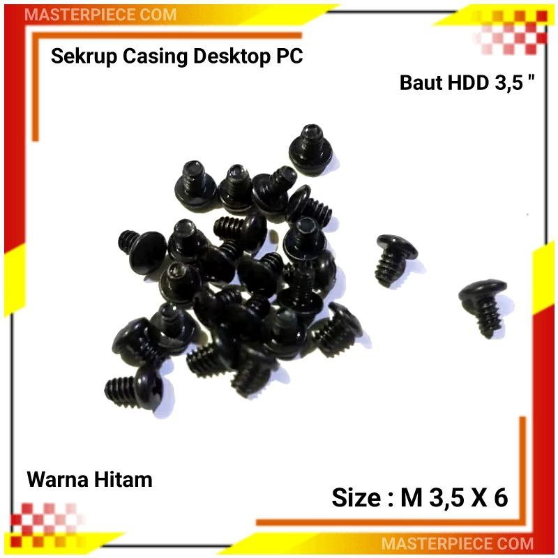 Baut Casing Belakang/ Sekrup Hardisk PC/ Thumb screw sekrup casing pc komputer