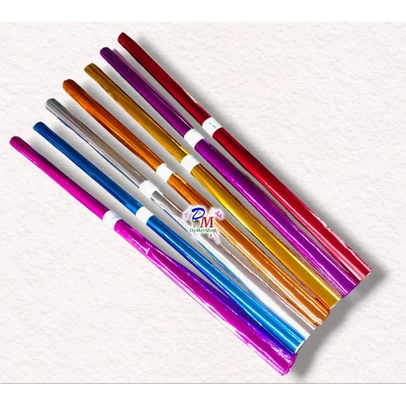 Kertas Manila - kertas kilat - kertas timah - metalic paper art craft use