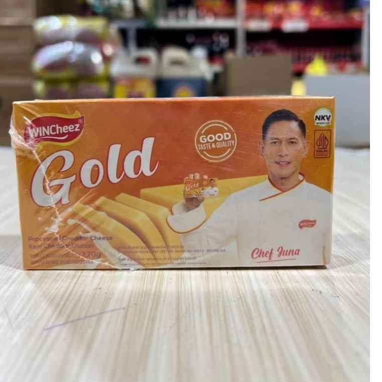 

Keju WinCheez Gold 170 gram
