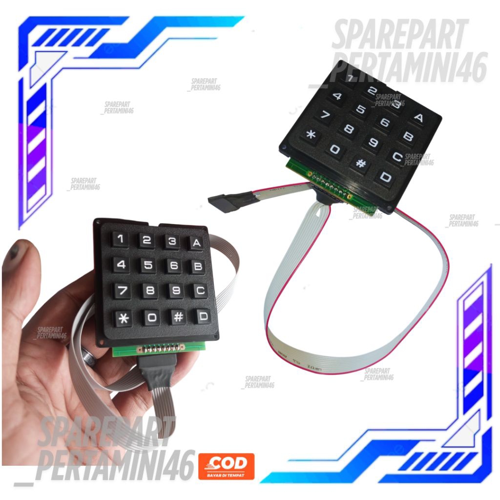 Keypad Metrik Timbul Pom Mini Digital Pertamini Terlaris