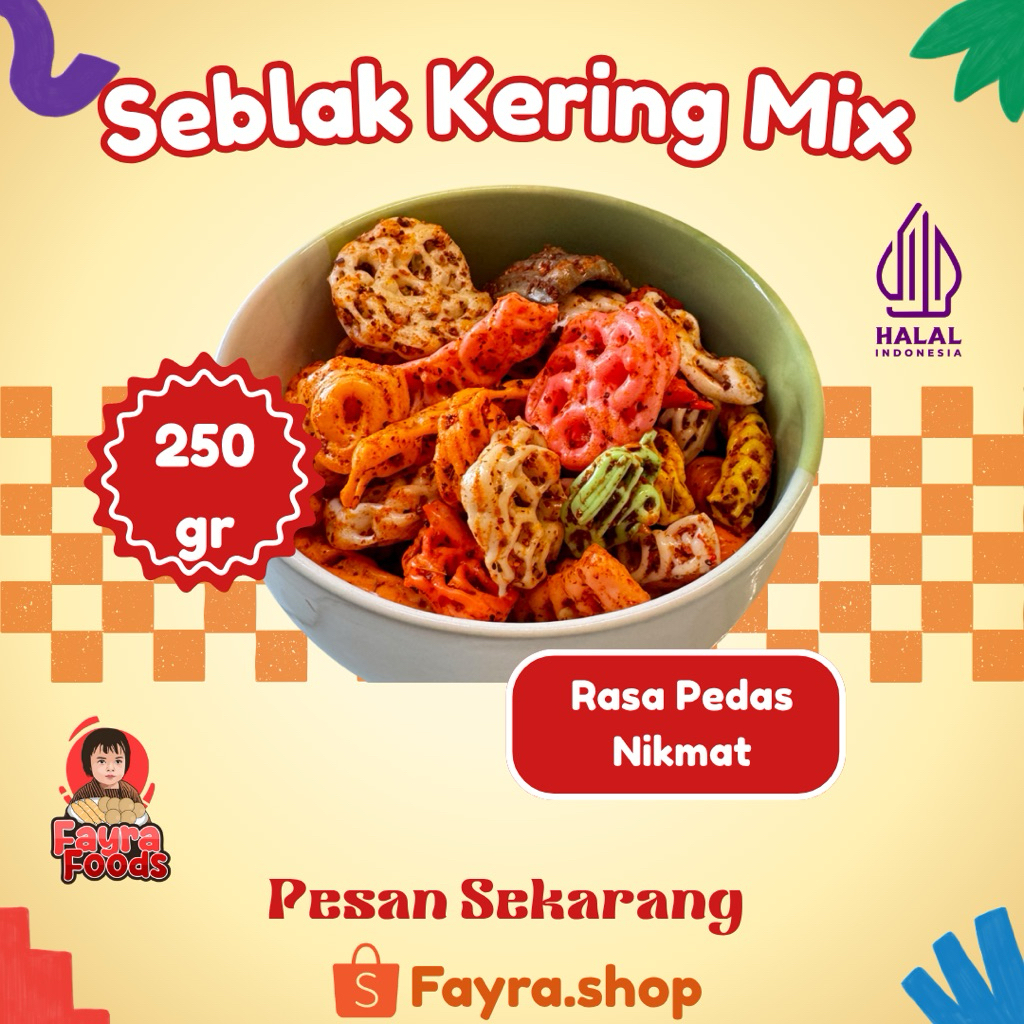 

Sebring Seblak kering kerupuk mix