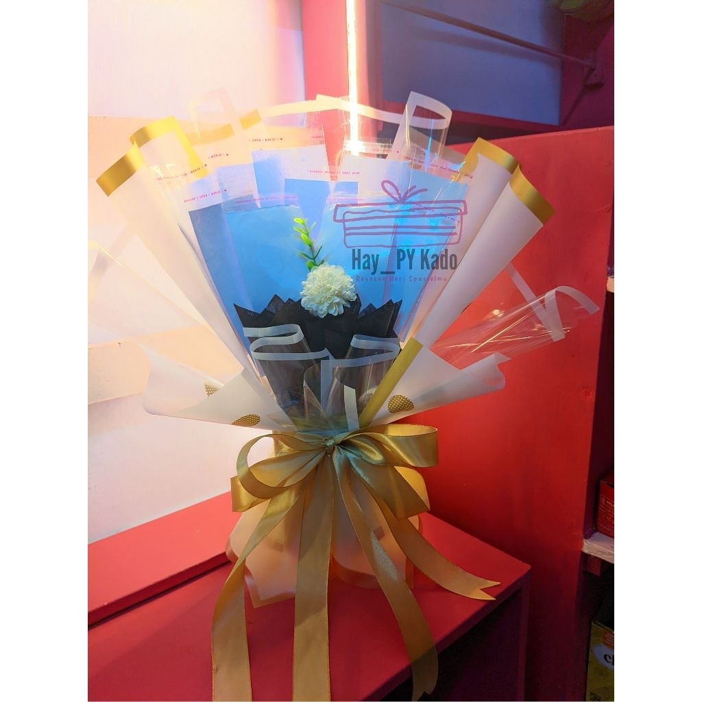 

Bouqet kosongan dan bunga.