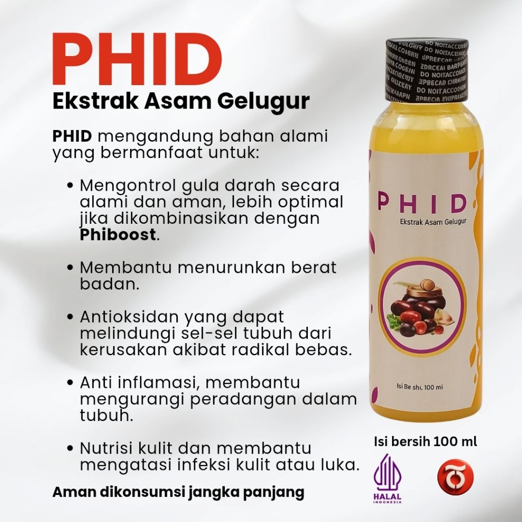 

PHID – Suplemen Herbal Cair untuk Bantu Stabilkan Gula Darah dan Dukung Metabolisme Lemak