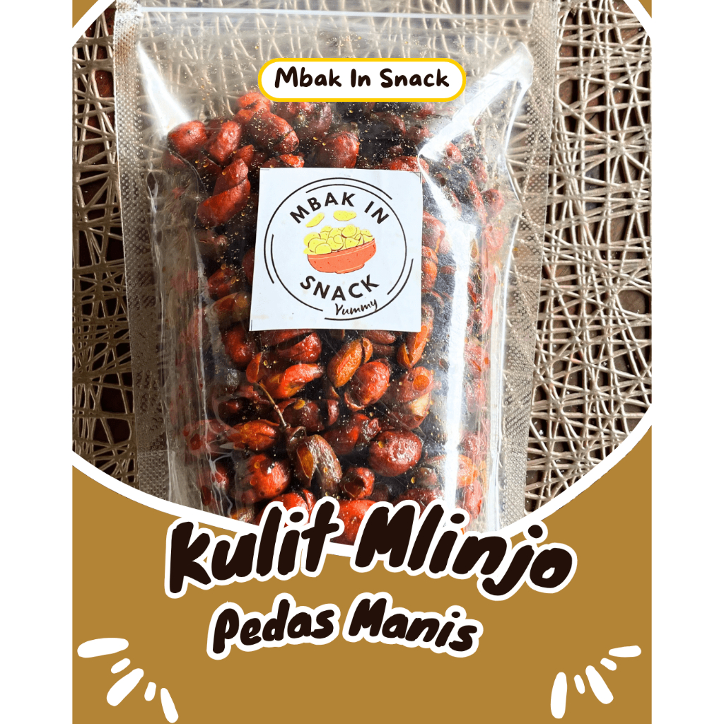 

Kulit Melinjo Pedas Manis 500gr/Kripik Kulit Melinjo Crispy Enak 500gr