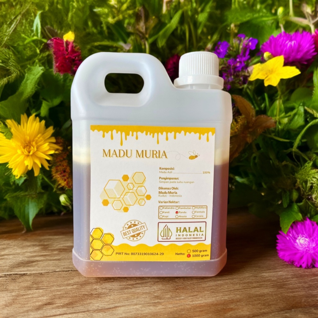 

Madu Muria Randu 1kg – Madu Murni dari Nektar Bunga Randu | Alami & Sehat
