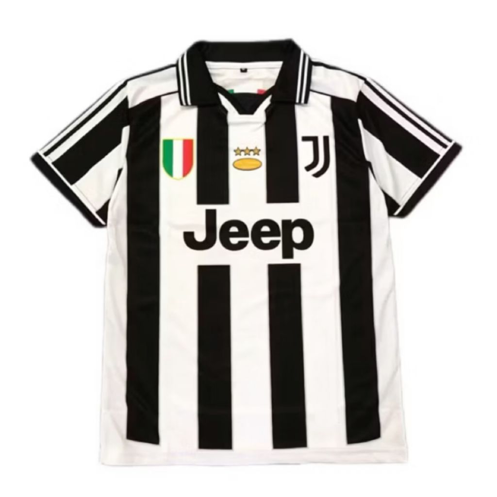 Jersey Bola Full Printing Fantasy Juventus Vintage Retro Dryfit Baju Bola
