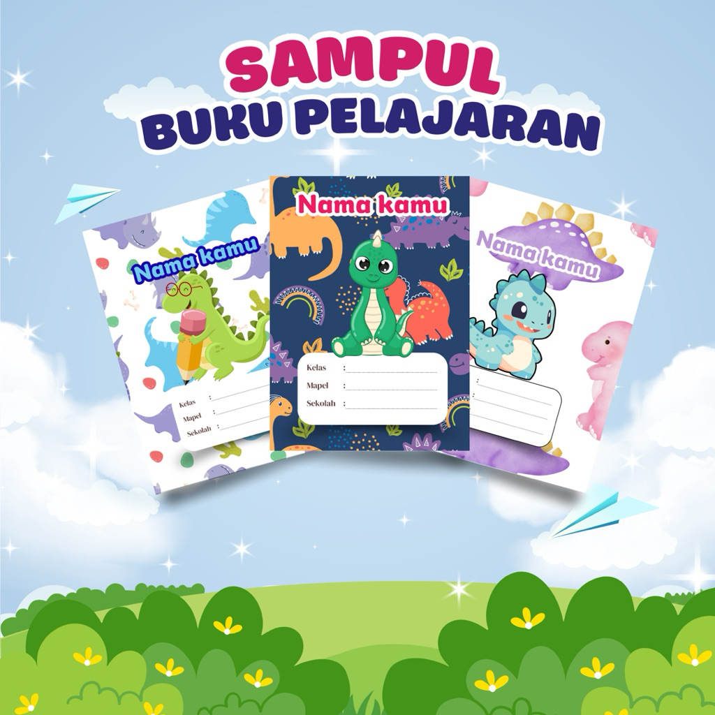 

Sampul Buku Custom SB043 isi 10 pcs Cover buku Sampul buku Kecil Standart Sidu sampul cover buku tulis siswa sekolah kelas TK SD SMP SMA