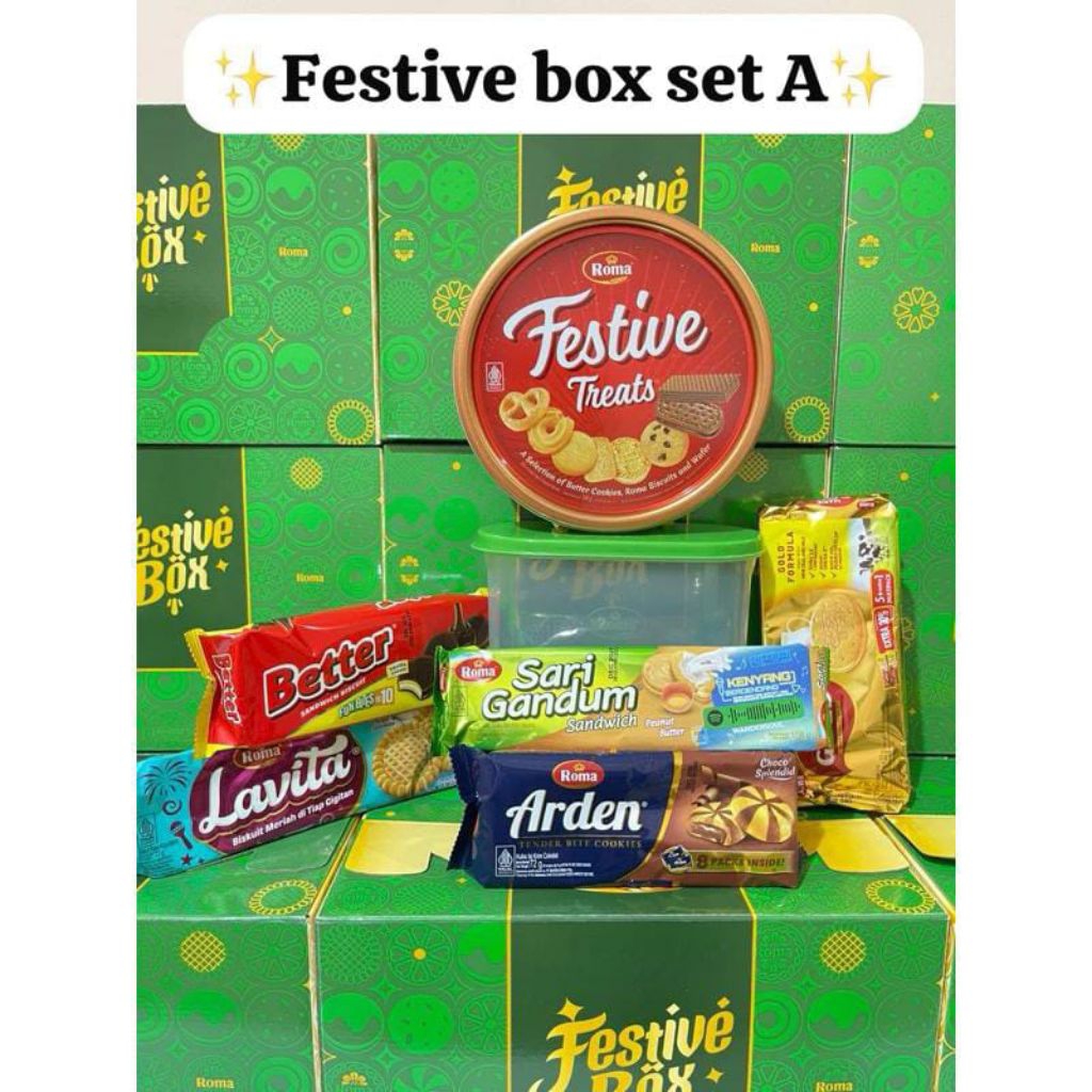 

Qiara_shop15FESTIVE ROMA GIFT BOX PAKET HAMPERS ROMA MURAH EXP AMAN