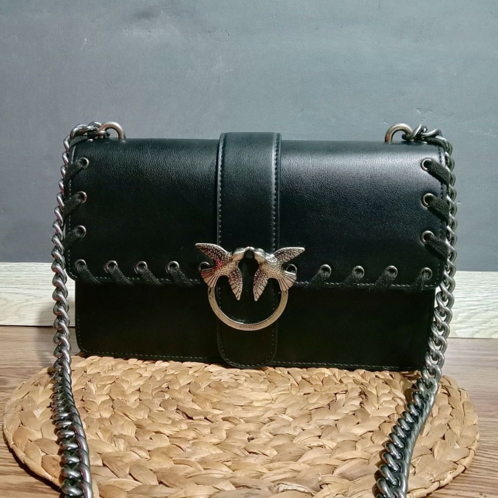 Tas Wanita Sling Bag PINKO kulit Asli Second Branded