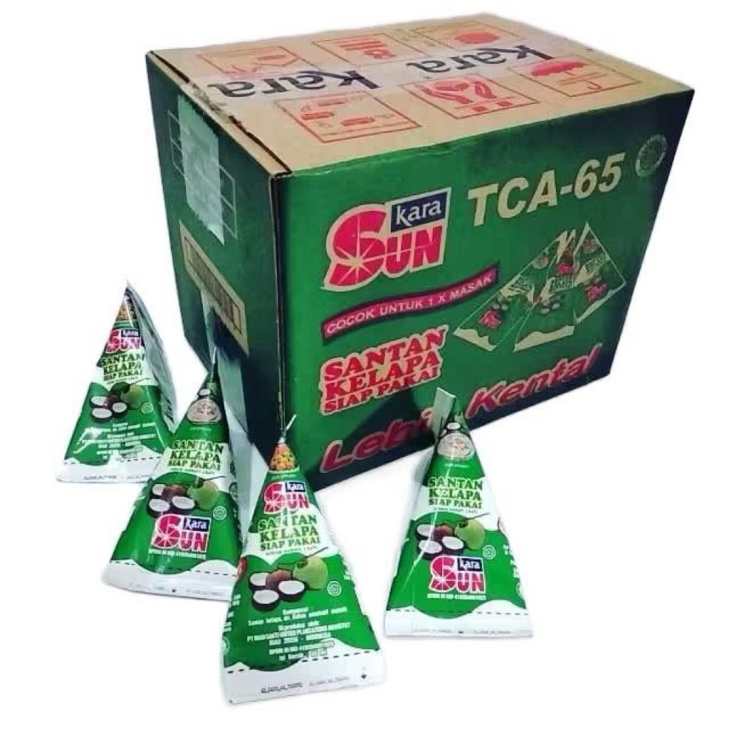 

(1 DUS isi 36 pcs)Santan Sun KARA 65 ml Siap Pakai / Santan Kelapa Cair Sun KARA kemasan 65 ml / Santan Kelapa Krim (Coconut Cream) Sun KARA Best Seller Shopee