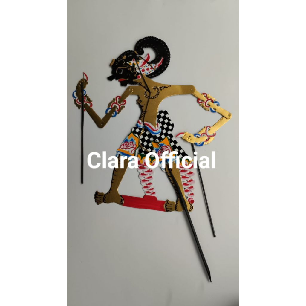 Wayang kertas duplex Bimo Werkudoro/Werkudara Pendowo limo