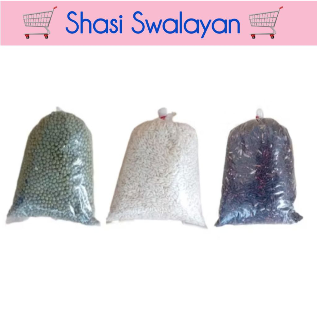 

Kacang Hijau/ Beras Pulut/ Ketan Putih/ Hitam 475 Gram - Berat Kurang Lebih