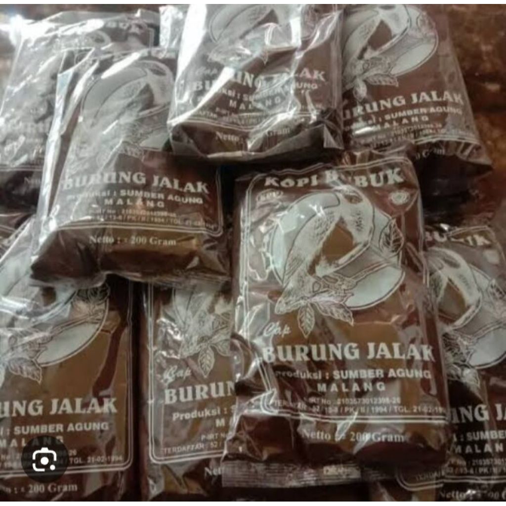 

1 kg 5 pcs kopi bubuk robusta cap burung / kopi hitam / kopi pahit
