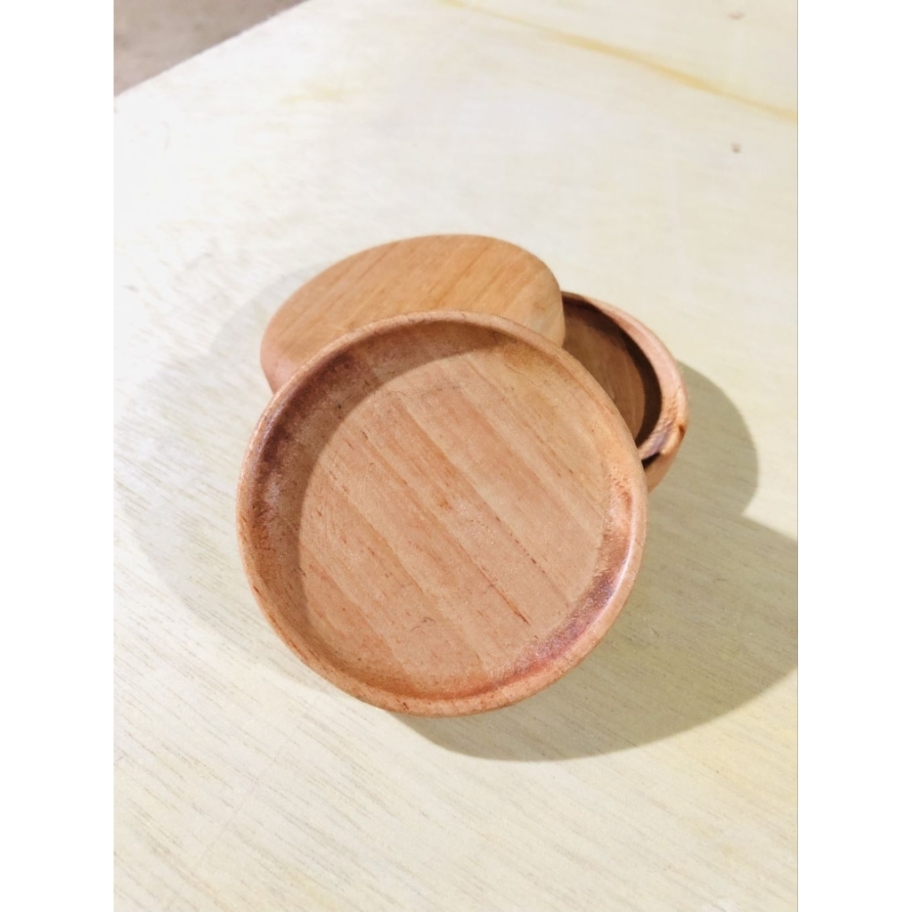 Wadah sambal atau saus/ sauce cup/ mangkuk sambal kayu jati/ wadah sambal kayu