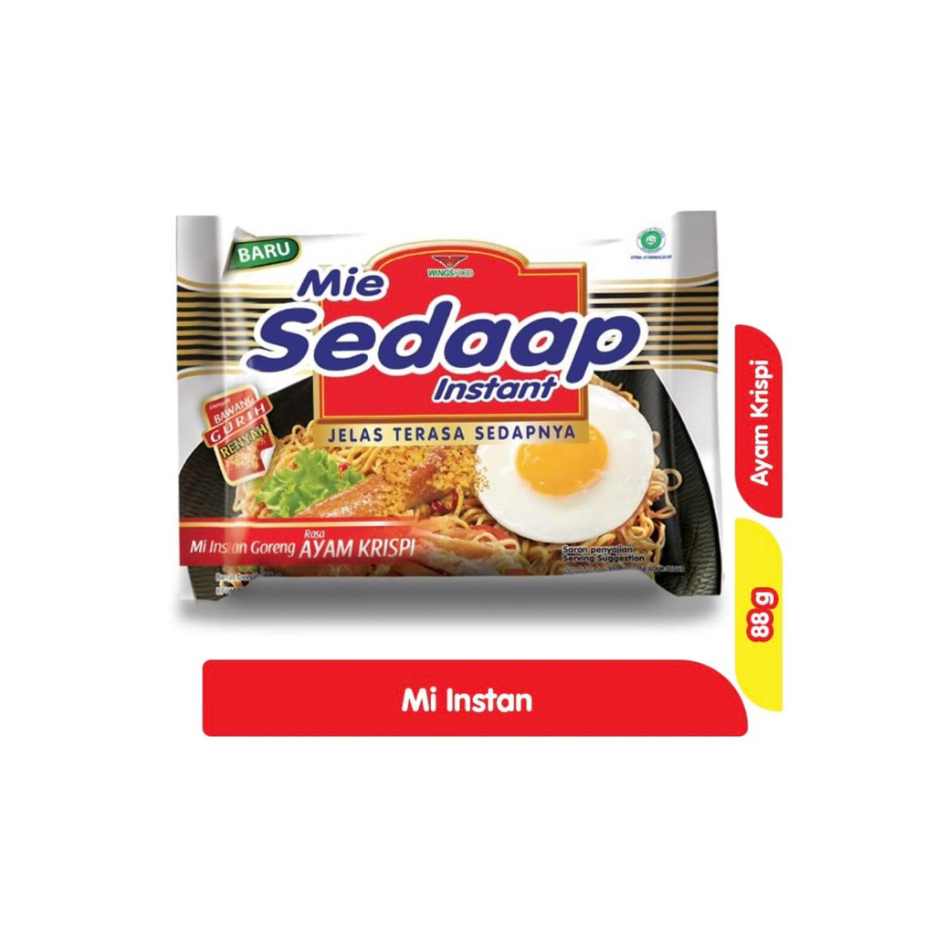 

MIE SEDAAP INSTAN GORENH AYAM KRISPI 88 gram