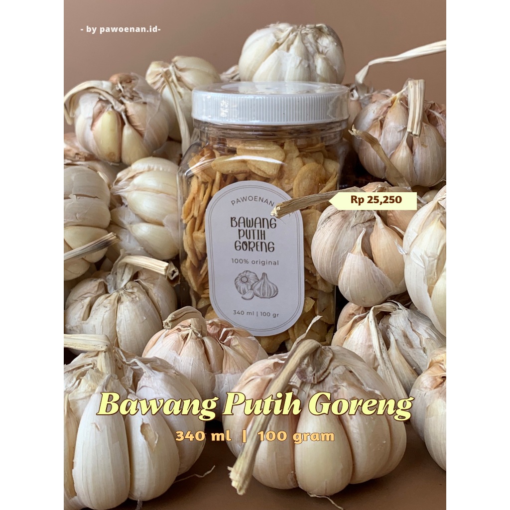

(340ml/100gr) Bawang Putih Goreng 100% Original
