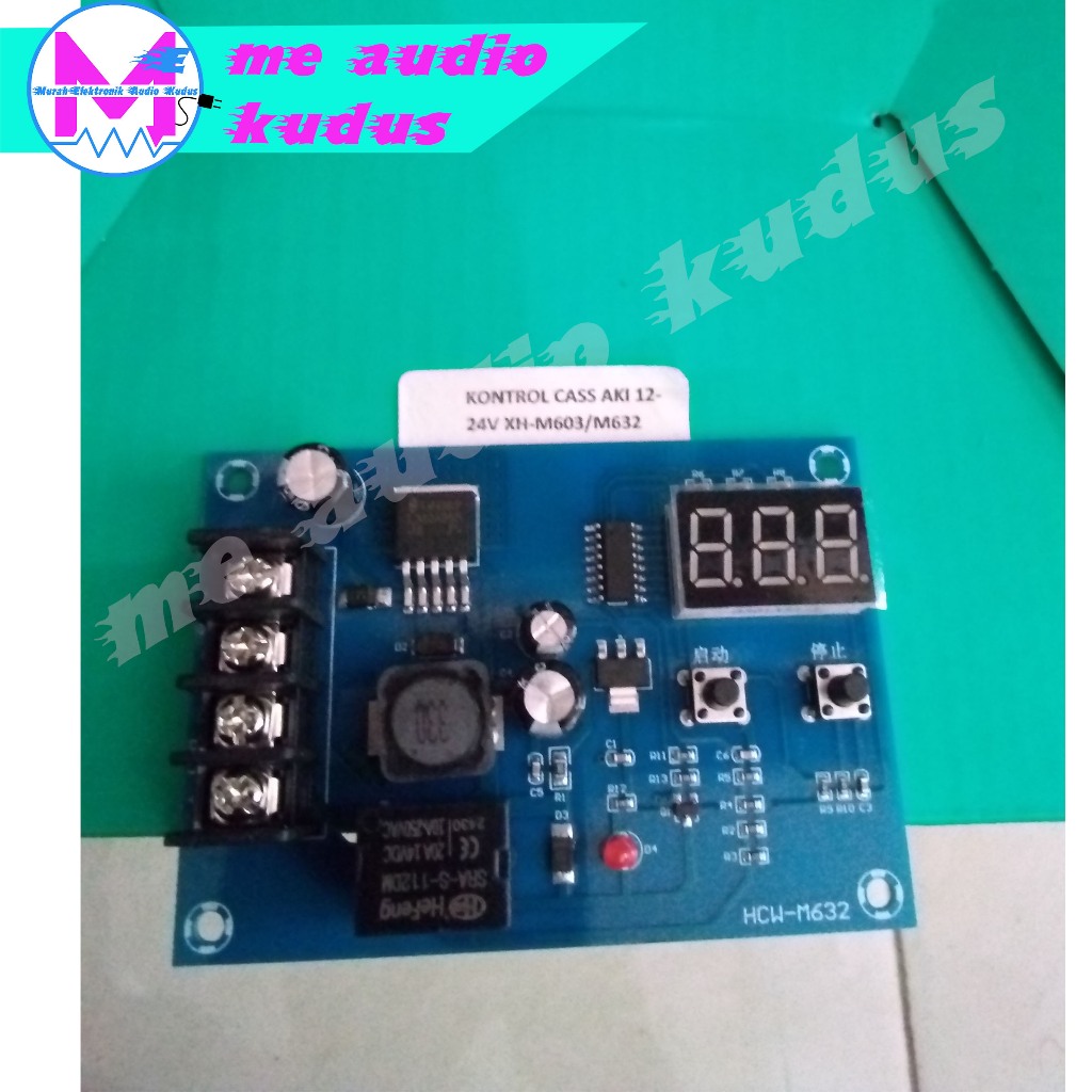KIT MODUL KONTROL CASS/CHARGER AKI 12-24V XH-M603/M632